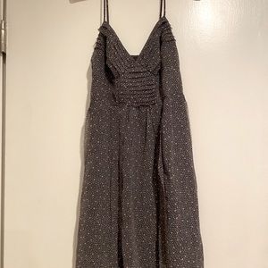 AE american eagle women dress size XS 0 grey flowy